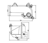 Mahle CRT 204 000S Serbatoio Di Espansione Refrigerante Per BMW E53 E36