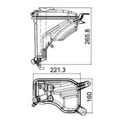 Mahle CRT 207 000S Espansione Liquido Refrigerante per BMW E81 E87 E82 E88 E90