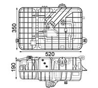 MAHLE CRT 235 000P - Contenitore di compensazione BEHR PREMIUM LINE