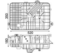 MAHLE CRT 236 000P - Contenitore di compensazione BEHR PREMIUM LINE