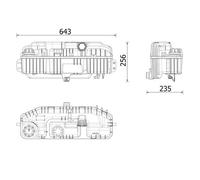 MAHLE CRT 241 000P Serbatoio compensazione, Refrigerante per MERCEDES-BENZ