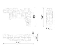 MAHLE CRT 250 000S Serbatoio compensazione, Refrigerante per DAF,RENAULT TRUCKS,