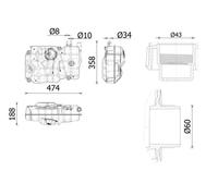 MAHLE CRT 270 000S Serbatoio compensazione, Refrigerante per SCANIA