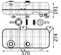 MAHLE CRT 273 001S Serbatoio compensazione refrigerante