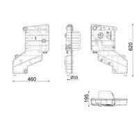MAHLE CRT 287 000P Serbatoio compensazione, Refrigerante per IVECO