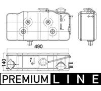 MAHLE CRT 36 000P Serbatoio compensazione, Refrigerante per IVECO