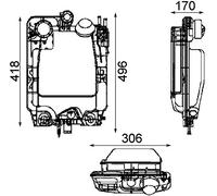 MAHLE ORIGINAL CRT 44 000P Serbatoio compensazione refrigerante