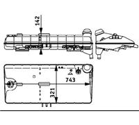 MAHLE CRT 50 000S Serbatoio compensazione, Refrigerante per MAN