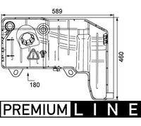 MAHLE CRT 55 000P Serbatoio compensazione, Refrigerante per IRISBUS,IVECO