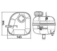 MAHLE CRT 85 001S - Contenitore di compensazione