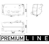 MAHLE CRT 97 000P Serbatoio compensazione, Refrigerante per MAN