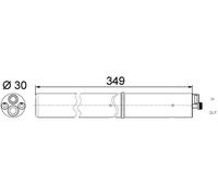 MAHLE Essiccatore Aria Condizionata per VW Golf VI 5K1 1K1 5M1 521 Audi A3