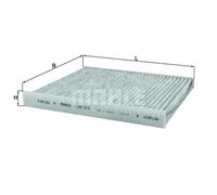 MAHLE ORIGINAL LAK 813 Filtro abitacolo