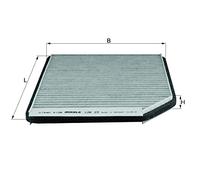 MAHLE Filtro, Aria abitacolo LAK23