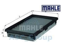 MAHLE Filtro Aria Inserti Qualità OEM Ricambio (Motore Aspirazione) LX 1631