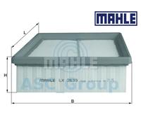 MAHLE Filtro Aria Inserti Qualità OEM Ricambio (Motore Aspirazione) LX 2633