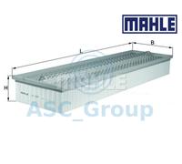 MAHLE Filtro Aria Inserti Qualità OEM Ricambio (Motore Aspirazione) LX 335