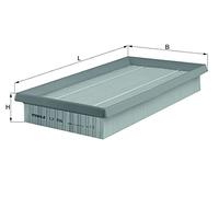 MAHLE Filtro aria LX936
