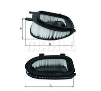 Mahle Filtro Aria per BMW X3 X5 X6
