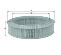 MAHLE Filtro Aria Per Renault Super 5 Rapid Kasten 19 I LX 81