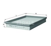 Mahle Filtro Aria per VW Fox Xl1