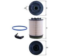 MAHLE Filtro Carburante Filtro Inserto Per Ford Ranger 2.0 EcoBlue 4x4