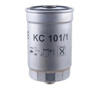 MAHLE Filtro carburante KC101/1 Compatibile con: HYUNDAI ACCENT III, ACCENT III Stufenheck, GETZ, GRANDEUR, H-1 / STAREX Bus, H-1 Cargo, H-1 Kasten, i30, i30, i30 Kombi, i30 Kombi, i40 I, i40 I CW