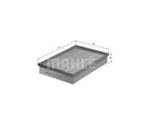 Knecht Filter Filtro aria Cartuccia LX 460/1 per Lancia, Fiat