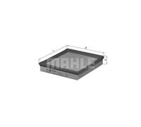 MAHLE Filtro Inserto Filtro Aria Per Opel Kadett E Kasten Daewoo Nexia Espero
