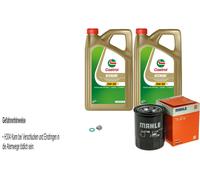 Mahle Filtro Olio 10 L Castrol 5W-30 M per Nissan Maxima / Qx V 3.0 V6 24V