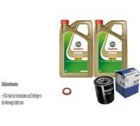 Mahle Filtro Olio 10 L Castrol 5W-30 Per Nissan Maxima/Maxima QX IV 2.0 3.0