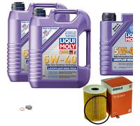 Mahle Filtro Olio 11 L Liqui Moly 5W-40 High-Tech per Mercedes Benz