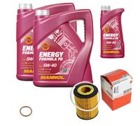 Mahle Filtro Olio 11 L mannol Energia Formula Pd 5W-40 Adatto A per Opel Corsa D