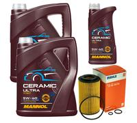 MAHLE Filtro Olio 11L MANNOL Ceramic 5W-40 Per Mercedes-Benz E-Class M-Class