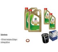 MAHLE Filtro Olio 12 L CASTROL 5W-30 Per Nissan Maxima/Maxima QX IV 2.0 3.0