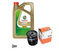 Mahle Filtro Olio 5 L Castrol 5W-30 M per Lancia Delta II 836 1.6 Ad.es.