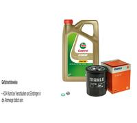 Mahle Filtro Olio 5 L Castrol 5W-30 M per Nissan Maxima / Maxima Qx V 3.0 V6 24V