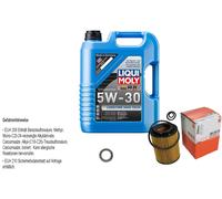 Mahle Filtro Olio 5 L Liqui Moly 5W-30 Longtime Per Honda CR-V III 2.2i-DTEC 4WD
