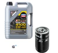 Mahle Filtro Olio 5 L Liqui Moly 5W-40 4100 Top Tec per VW Caddy II Box 1.9 Tdi