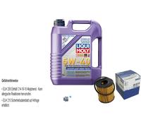 Mahle Filtro Olio 5 L Liqui Moly 5W-40 High Tech Per Fiat Linea 1.4 T-Jet