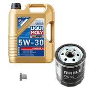 Mahle Filtro Olio 5 L Liqui Moly Longlife III 5W-30 per Opel Frontera B 2.2i