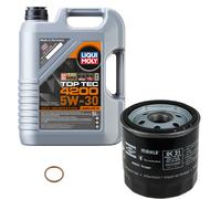 Mahle Filtro Olio 5 L Liqui Moly Top Tec 4200 5W-30 per Opel Kadett E Box 1.3` N