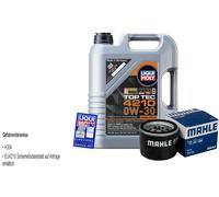 MAHLE Filtro Olio 5 L Liqui Moly Top Tec 4210 0W-30 Per Honda CR-V IV