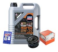 Mahle Filtro Olio 5 L Liqui Moly Top Tec 4210 0W-30 Per Smart Fortwo