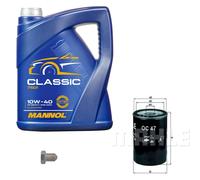 Mahle Filtro Olio 5 L mannol Classic 10W-40 per Seat Toledo I 1.8i VW Vans