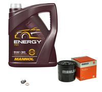 MAHLE Filtro Olio 5 L MANNOL Energy 5W-30 Per KIA Picanto 1.1