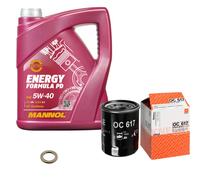MAHLE Filtro Olio 5 L MANNOL Energy Formula PD 5W-40 Per Honda CR-V IV 2.0