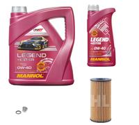 MAHLE Filtro Olio 5 L MANNOL Legend+Ester 0W-40 Per Dacia Logan Express 1.5 dCi