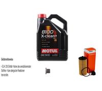 MAHLE Filtro Olio 5 L Motul 5W-30 8100 X-Clean+ Per MINI Mini Cooper One