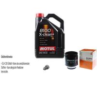 MAHLE Filtro Olio 5 L Motul 5W-30 8100 X-Clean+ Per VW Golf V 1.4 TSI 1.2